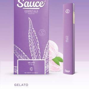 SAUCE- DISPOSABLE 1G LIVE RESIN INFUSED- GELATO