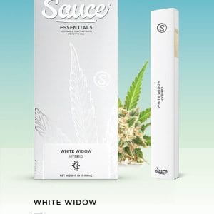 SAUCE- DISPOSABLE 1G LIVE RESIN INFUSED- WHITE WIDOW