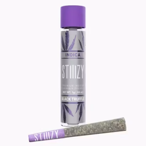 STIIIZY- PREMIUM INDOOR CANNABIS 1G PRE ROLL- BLACK TRUFFLE