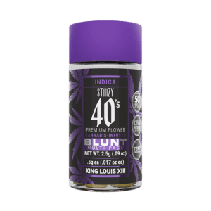 STIIIZY- 40'S BLUNT 5 PACK- KING LOUIS XIII