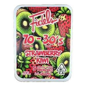 FIDELS- 70/30 PRE-ROLLS- STRAWBERRY KIWI