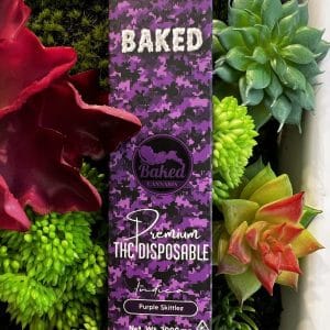 BAKED- Premium THC Oil 2g Disposable- PURPLE SKITTLEZ