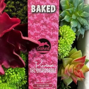 BAKED- Premium THC Oil 2g Disposable- CRITICAL OG