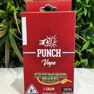 PUNCH Vape- 1G CARTRIDGE- SUPER SOUR DIESEL
