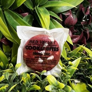 Uncle Paulie's- Cookie Bites- Red Velvet w/ White Chocolate Chips - 50mg