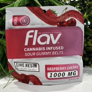FLAV BELTS- 1000 MG- INDICA- RASPBERRY CHERRY