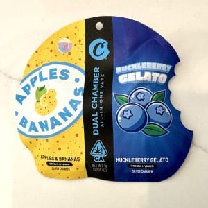 Cookies- Dual Chamber- All-In-One- APPLES&BANANAS / HUCKLEBERRY GELATO