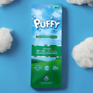 PUFFY- Live Resin/Crushed Diamond Infused 2pck Pre roll- DEATH STAR