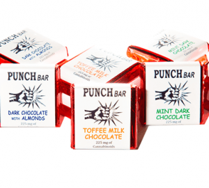 PUNCH BAR- WHITE CHOCOLATE STRAWBERRY CHEESECAKE- 225MG